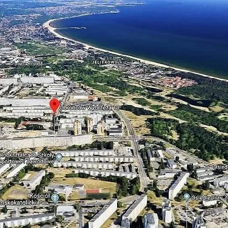 Obroncow Wybrzeza 10 Apartament Gdańsk